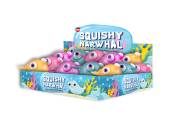 Squishy big eyed narwhal - 3/cols.
(ADD 12 FOR DISPLAY)