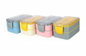 2-divisional lunch box set*
ASSORTED COLOURS