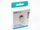 PD and USB car charger 3.1amp.