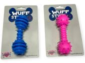 12cm textured dumbbell dog toy - 2asstd*