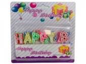Happy Birthday letter candles*