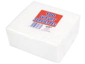 Pack 100, 2ply serviettes*
(33x33cm)