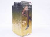 Smooth knit 20denier tights (x6) S/M M/L - BLACK*