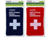 Hot and cold reusable gel compress - 2/cols.