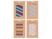 Pack 6, patterned tissue paper - 4asstd*