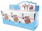 Plastic coated easy view playing cards*