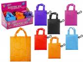 Plain folded shopping bags - 6/cols*  (24x display box)