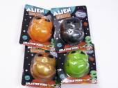 Alien invasion splatter pods - 4/cols.
(ADD 12 FOR DISPLAY)