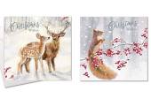 Box 10, square deer/squirrel Christmas cards.