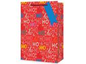 Christmas Ho-Ho-Ho gift bag - MEDIUM   (23x18x10)