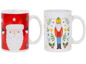 Christmas Santa/Nutcracker mug - 2asstd*