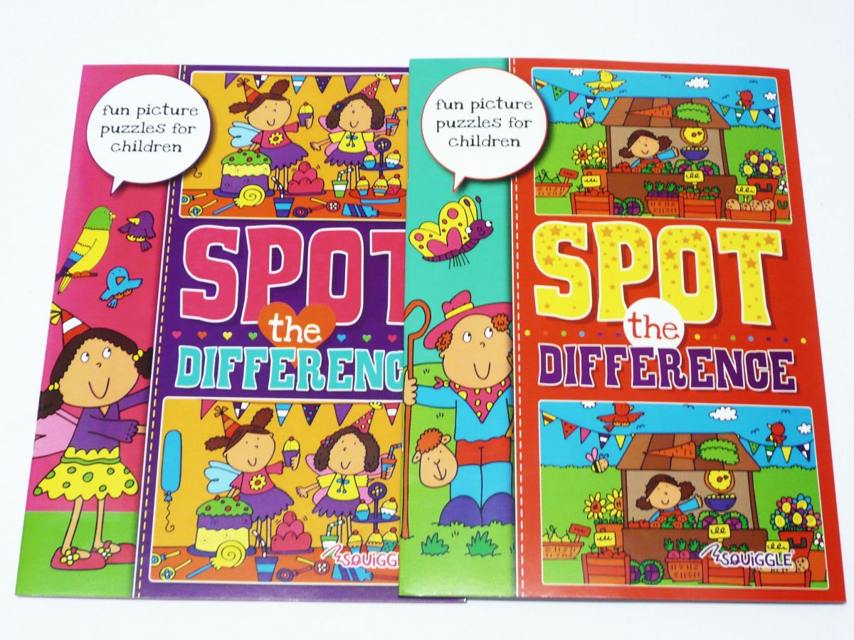 Childrens spot the difference book - 2asstd*