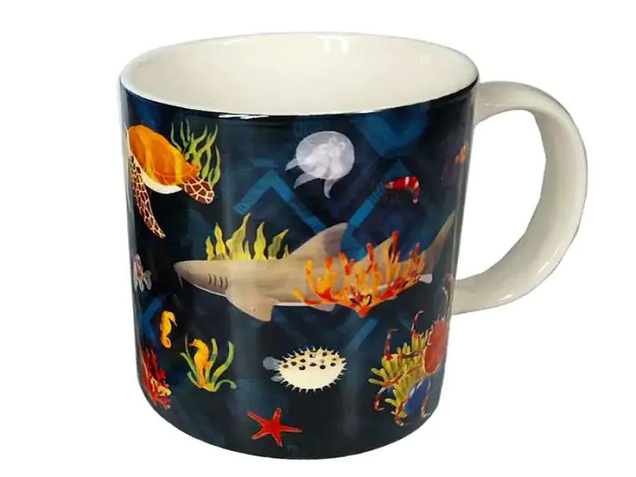 Marine Kingdom porcelain boxed mug*