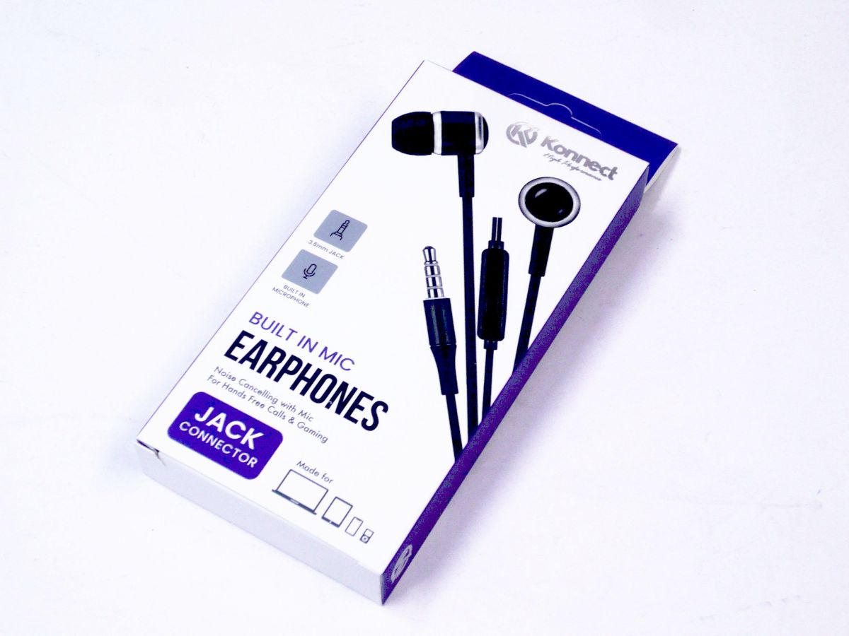 Earphones with jack connector*