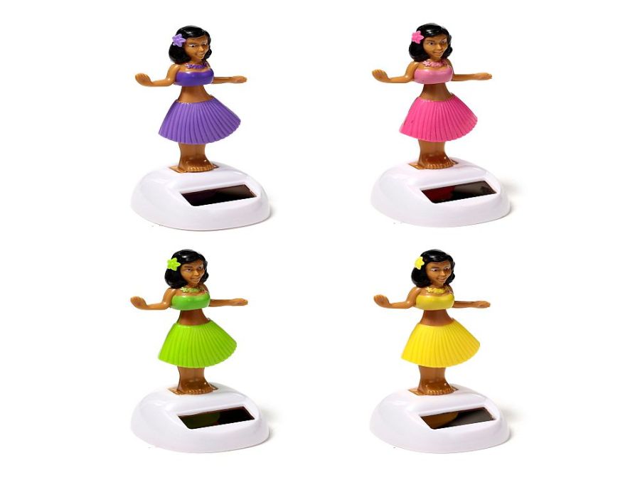 Solar powered hula girl - 4/cols*