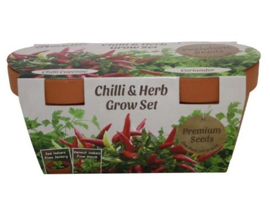 Chilli and herb grow set*