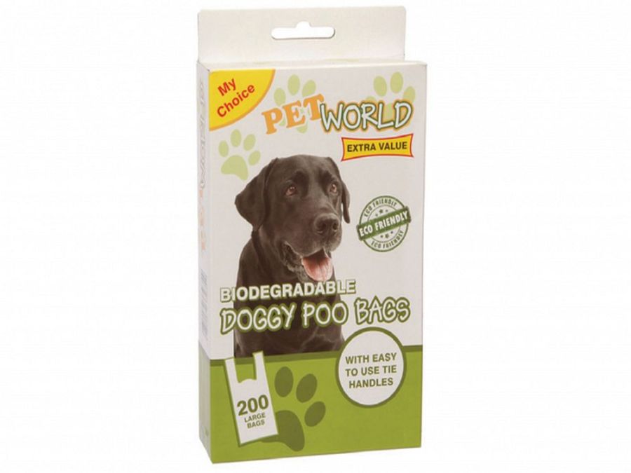 Box 200, large biodegradable dog bags*