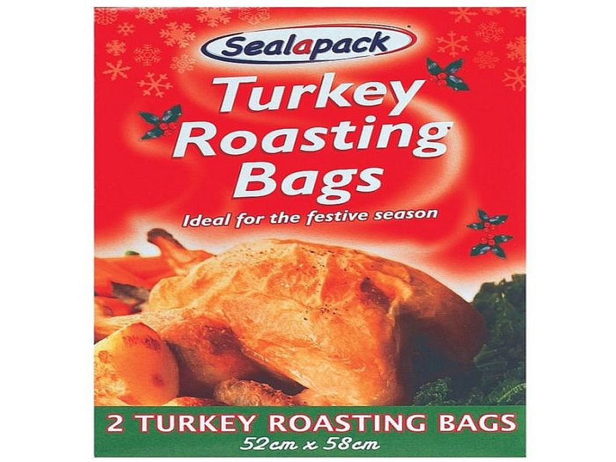 Pack 2, turkey roasting bags*
(52x58cm)