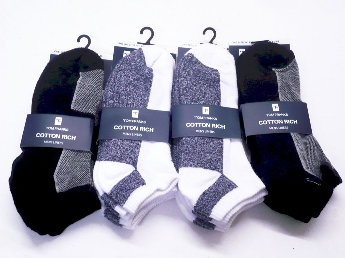 Mens trainer socks.
(3pkt x4)