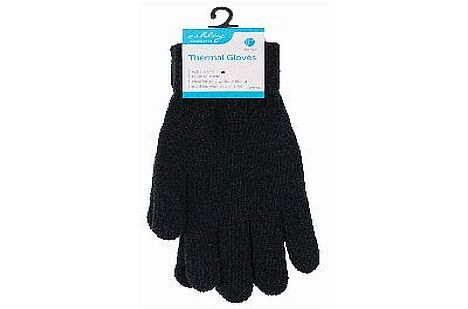 Black thermal gloves*