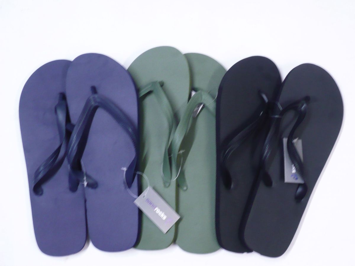 Mens plain flip-flops - 3/cols*
(7/8-9/10-11/12)