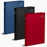 A5 hardback week-to-view diary - 3/cols*