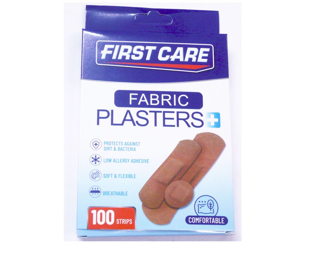 Box 100, assorted fabric plasters.