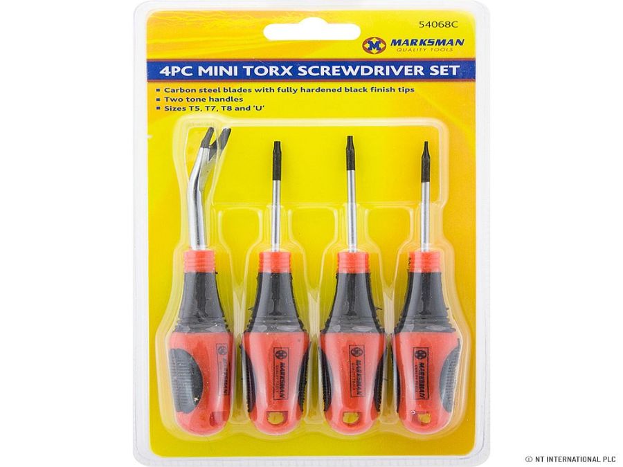 4pc mini torx screwdriver set*