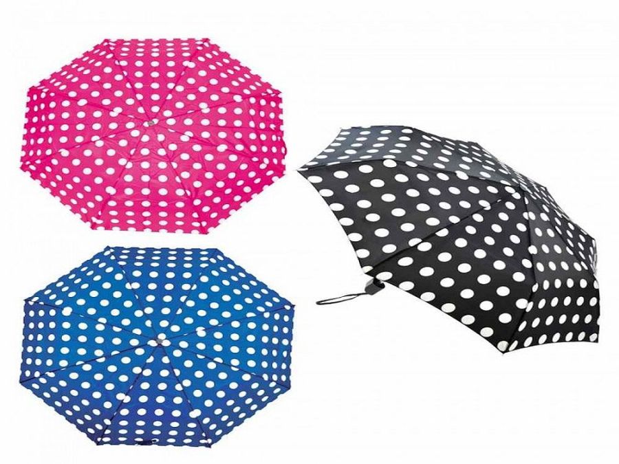 Penny spot print mini umbrella - 3/cols*