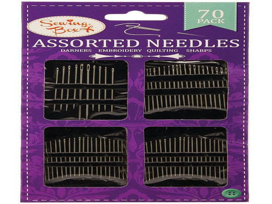 Pack 70, assorted needles.