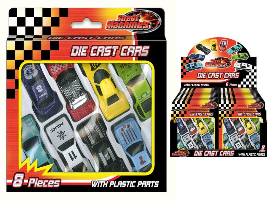 Box 8, assorted die cast cars.