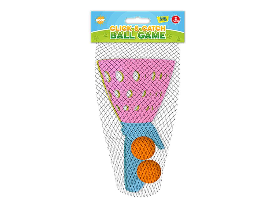 Large click and catch ball game