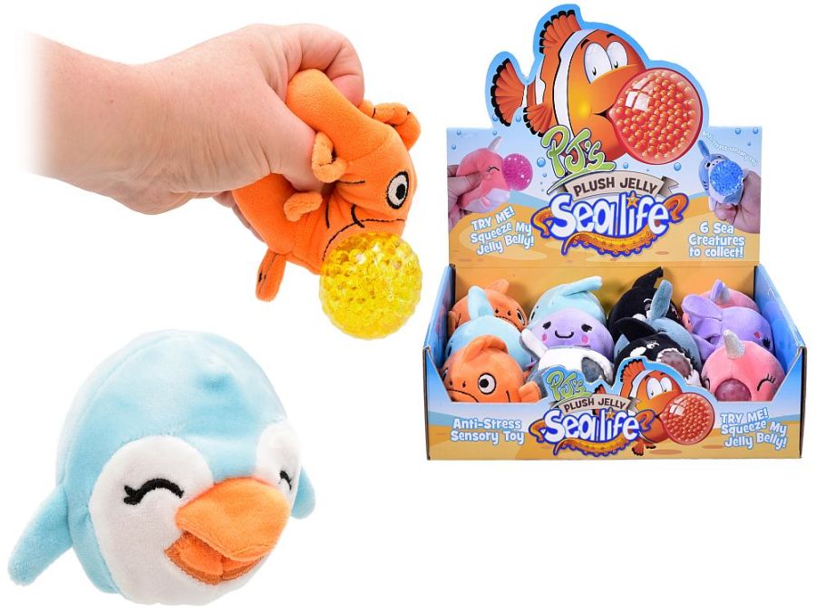 Sea life plush jelly - 6asstd.
(ADD 12 FOR DISPLAY)