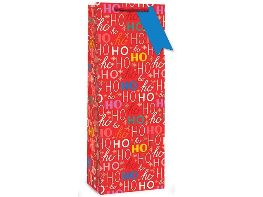 Christmas Ho-Ho-Ho bottle bag*