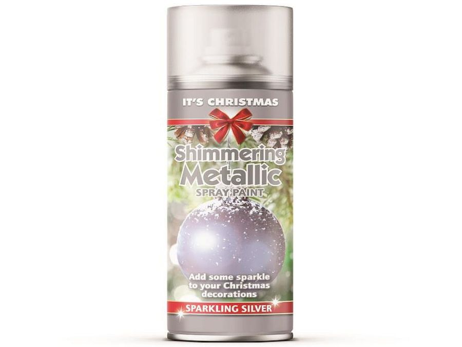 Metallic silver spray paint - 200ml