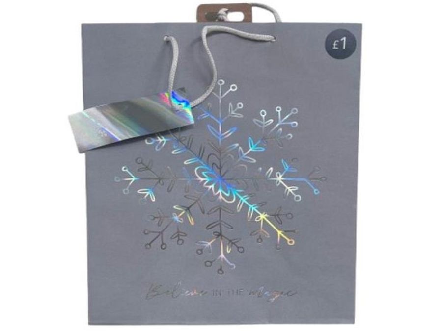 Snowflake gift bag LARGE*
(32x27x13cm)